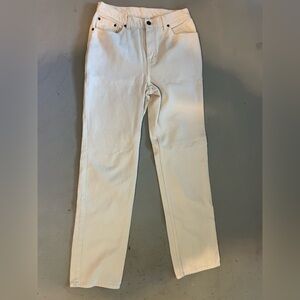 Newport News Cream Jeanology Pants